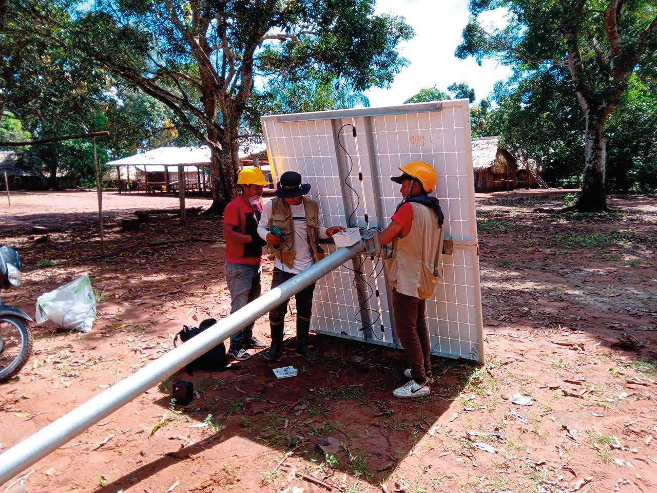 Instalación de solución solar en Cumaribo, Vichada